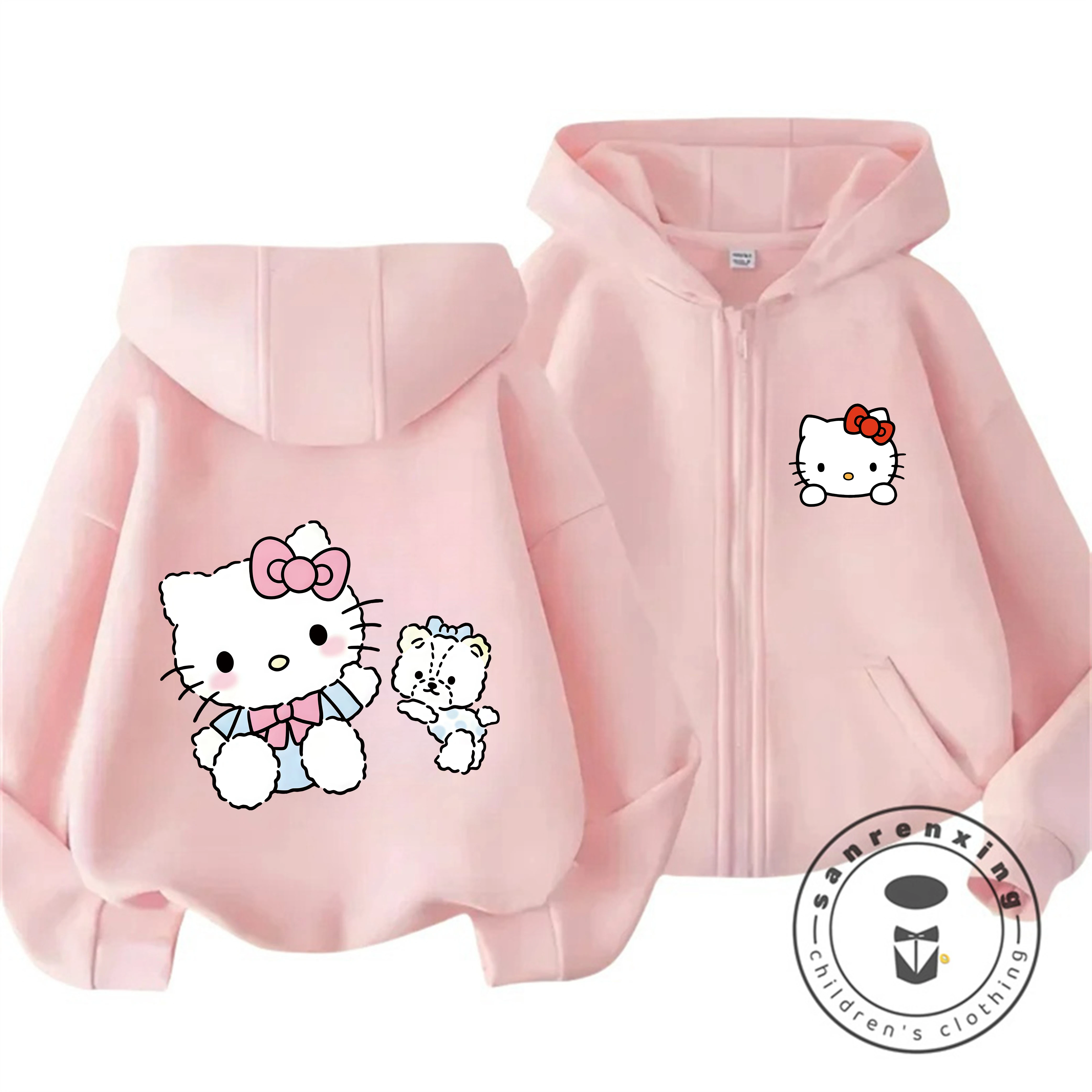 Baby Clothing Zipper - Kawaii Printed Zip Jacket Cute Cartoon