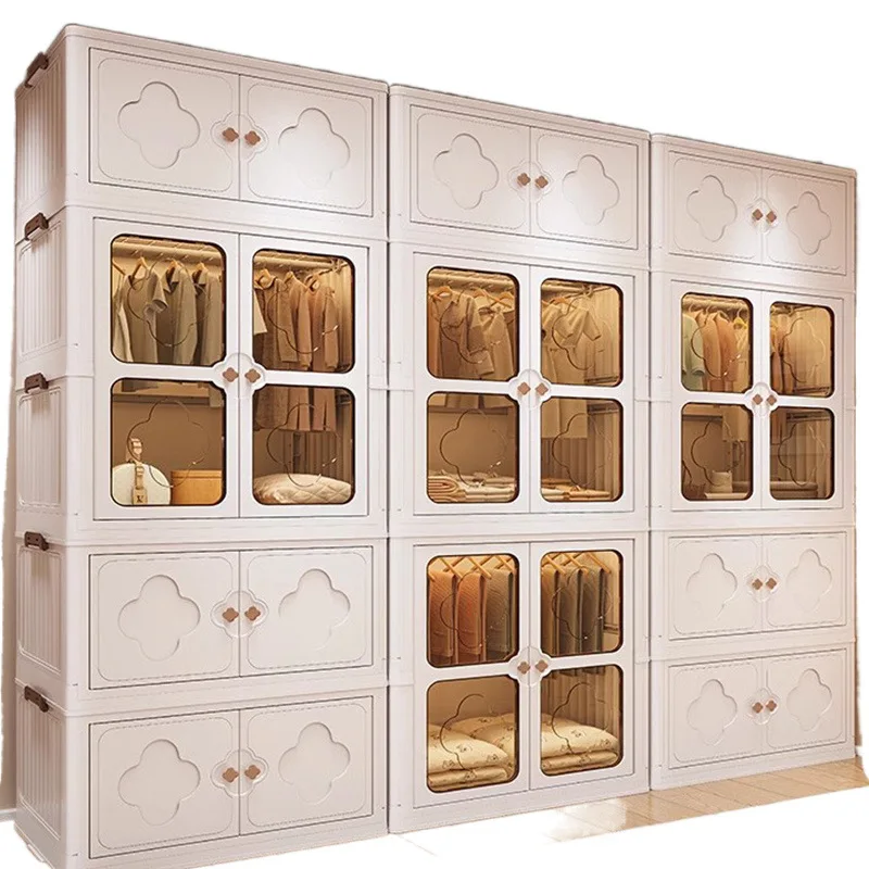 Baby Clothing Wardrobe - Children's Wardrobe, Bedroom, Home Storage Cabinet,