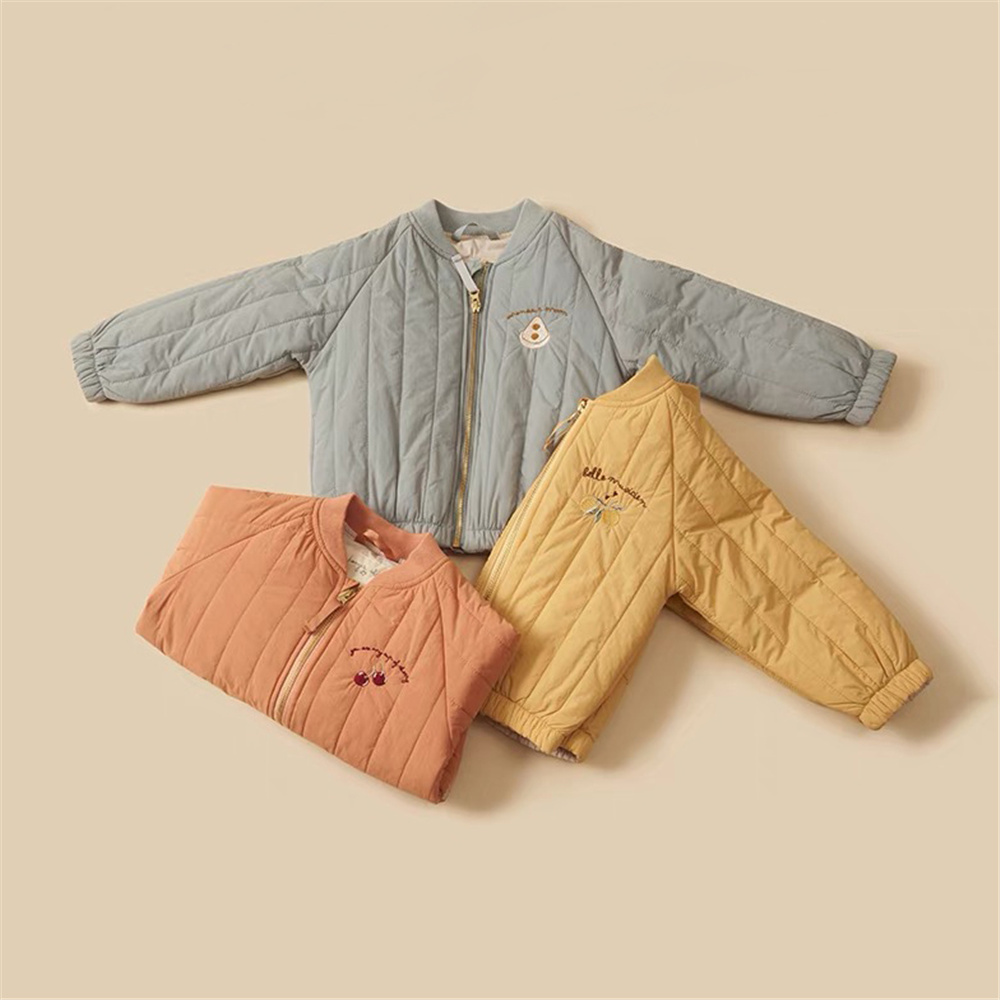 Baby Clothing Zipper - 1-6Y Kids Clothing Spring Thickened Down