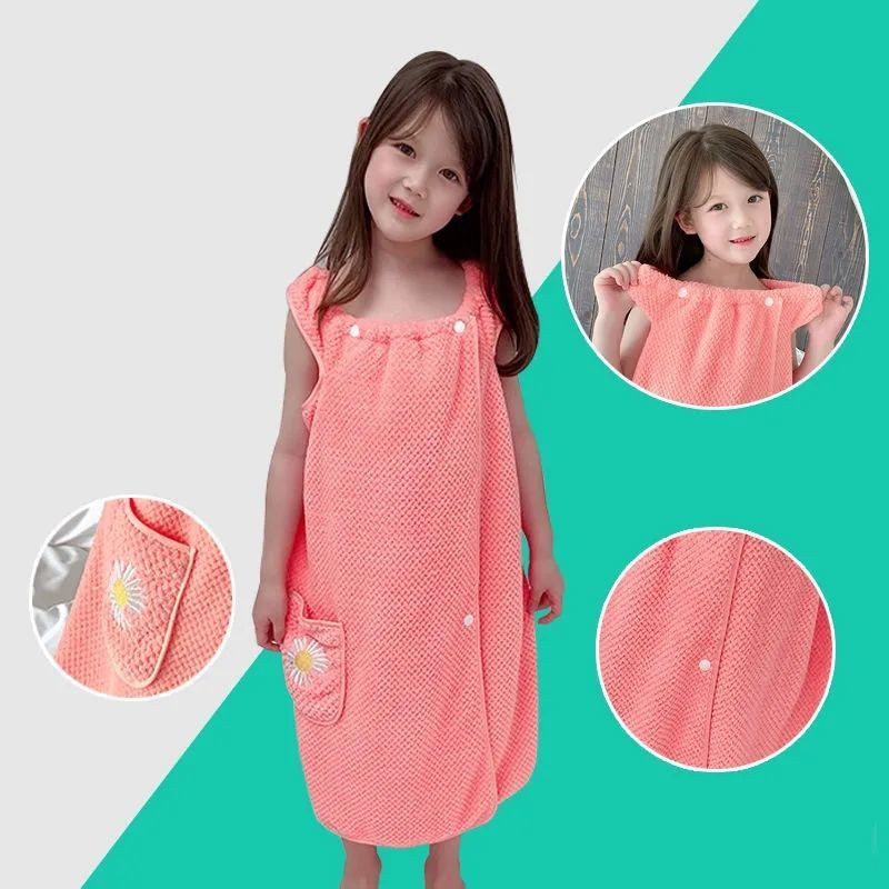 Baby Clothing Fabric - Children's bathrobe bath towel super soft