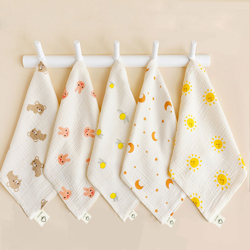 Baby Clothing Fabric - Soft Pure Cotton Yarn Cloth Drool