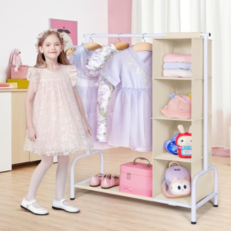 Clothing Rack with Hanging Org - Baby Clothing Wardrobe のレビューと価格