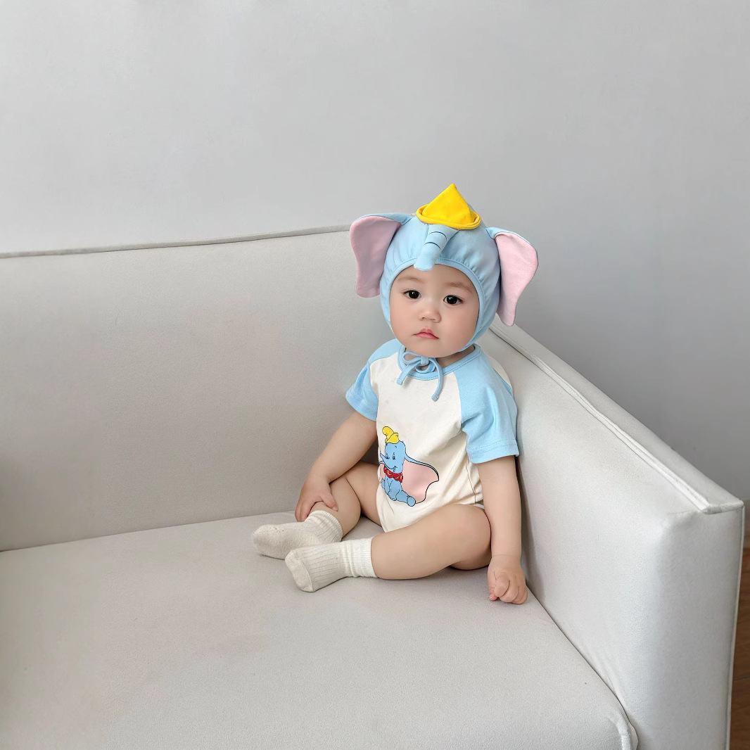 3D Elephant Print Baby Onesie  - Baby Clothing Elephant のレビューと価格