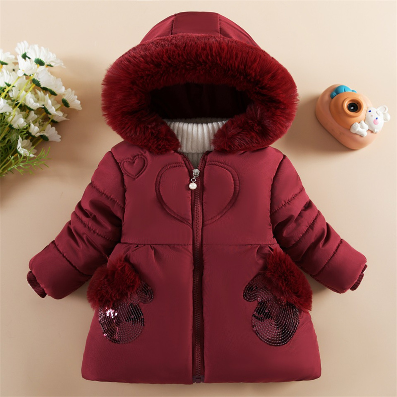 Baby Girls Padded Jackets Chil - Baby Clothing Zipper のレビューと価格