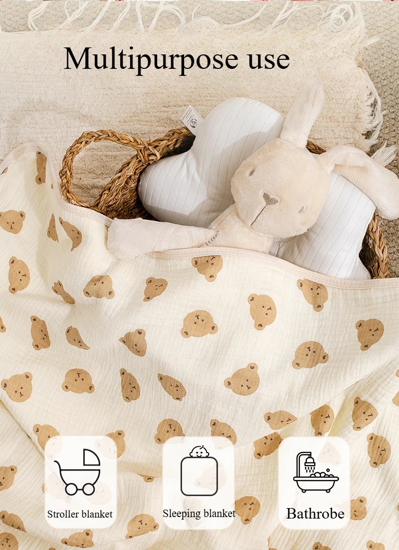 Baby Bath Towel 4 Layers Gauze - Baby Clothing Fabric のレビューと価格