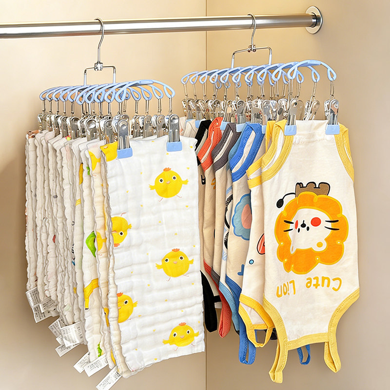Baby Clothes Hanger Multi-clip - Baby Clothing Wardrobe のレビューと価格