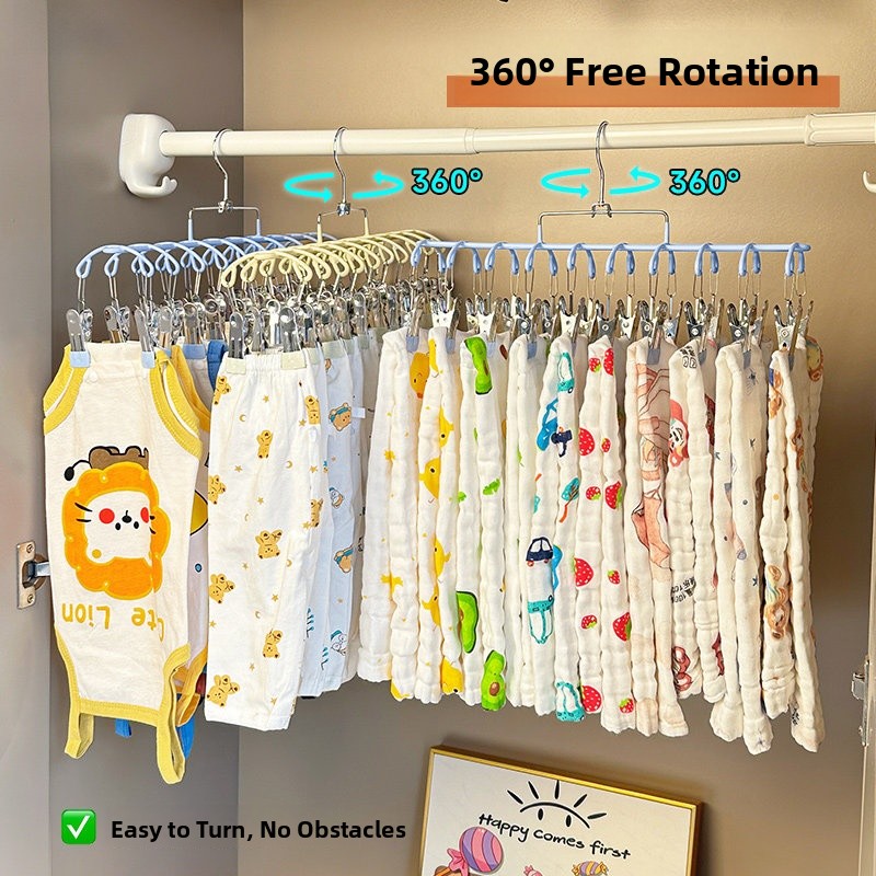 Baby Clothes Hanger Multi-clip - Baby Clothing Wardrobe のレビューと価格