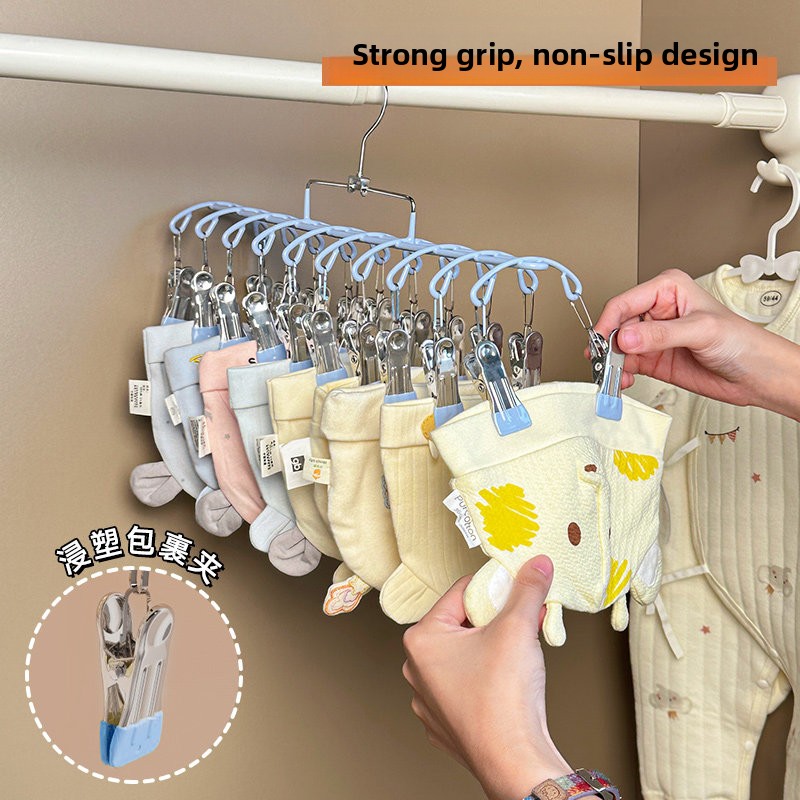 Baby Clothes Hanger Multi-clip - Baby Clothing Wardrobe のレビューと価格
