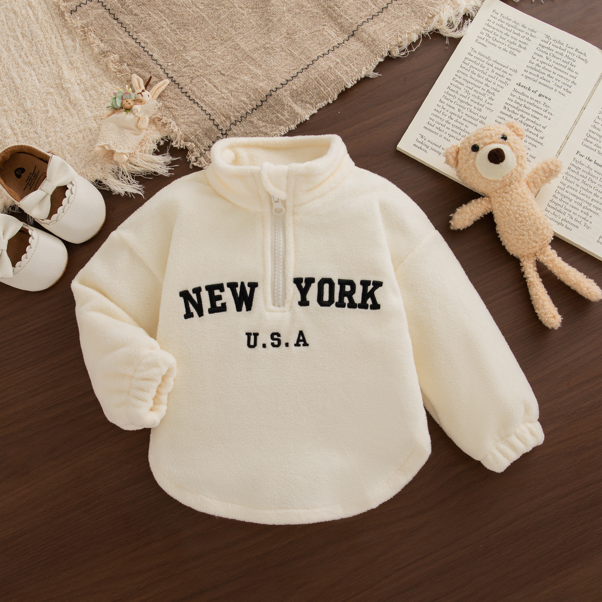 Girl Tops Spring And Autumn So - Baby Clothing Zipper のレビューと価格