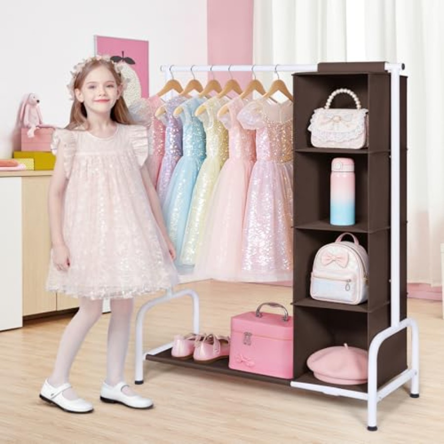 Clothing Rack with Hanging Org - Baby Clothing Wardrobe のレビューと価格