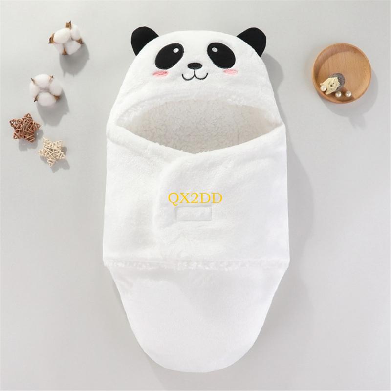 QX2D Newborn Baby Wrap Blanket - Fleece Sleep Bag のレビューと価格