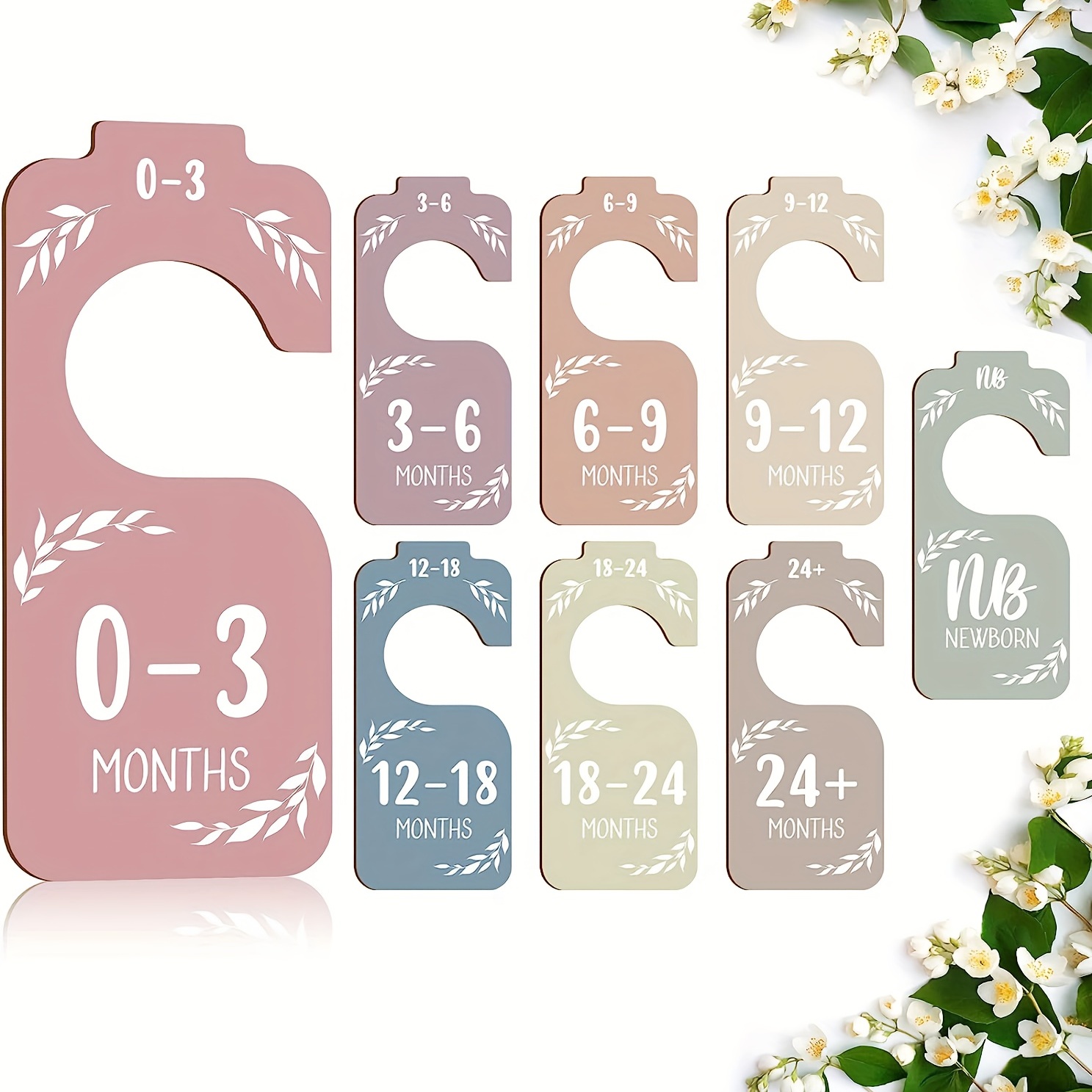 8pcs Wooden Baby Closet Divide - Baby Clothing Wardrobe のレビューと価格