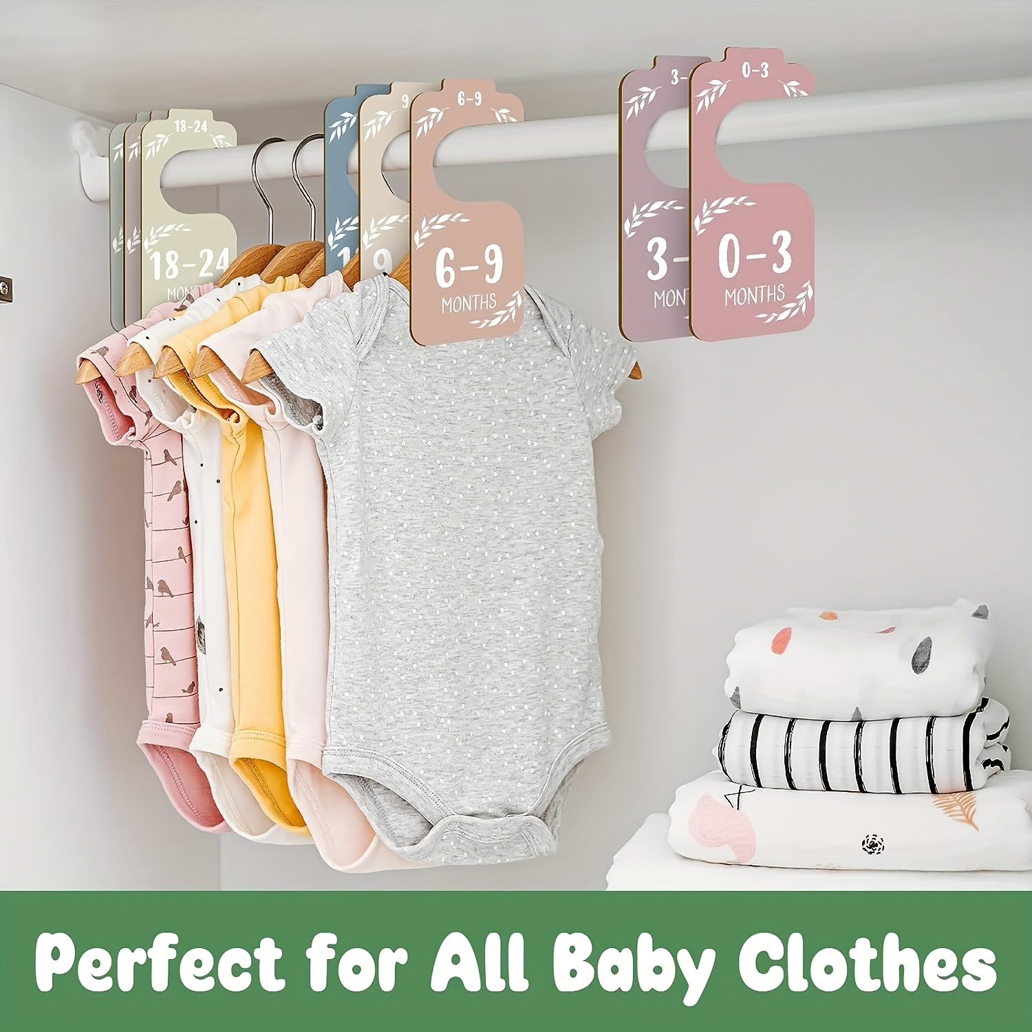8pcs Wooden Baby Closet Divide - Baby Clothing Wardrobe のレビューと価格