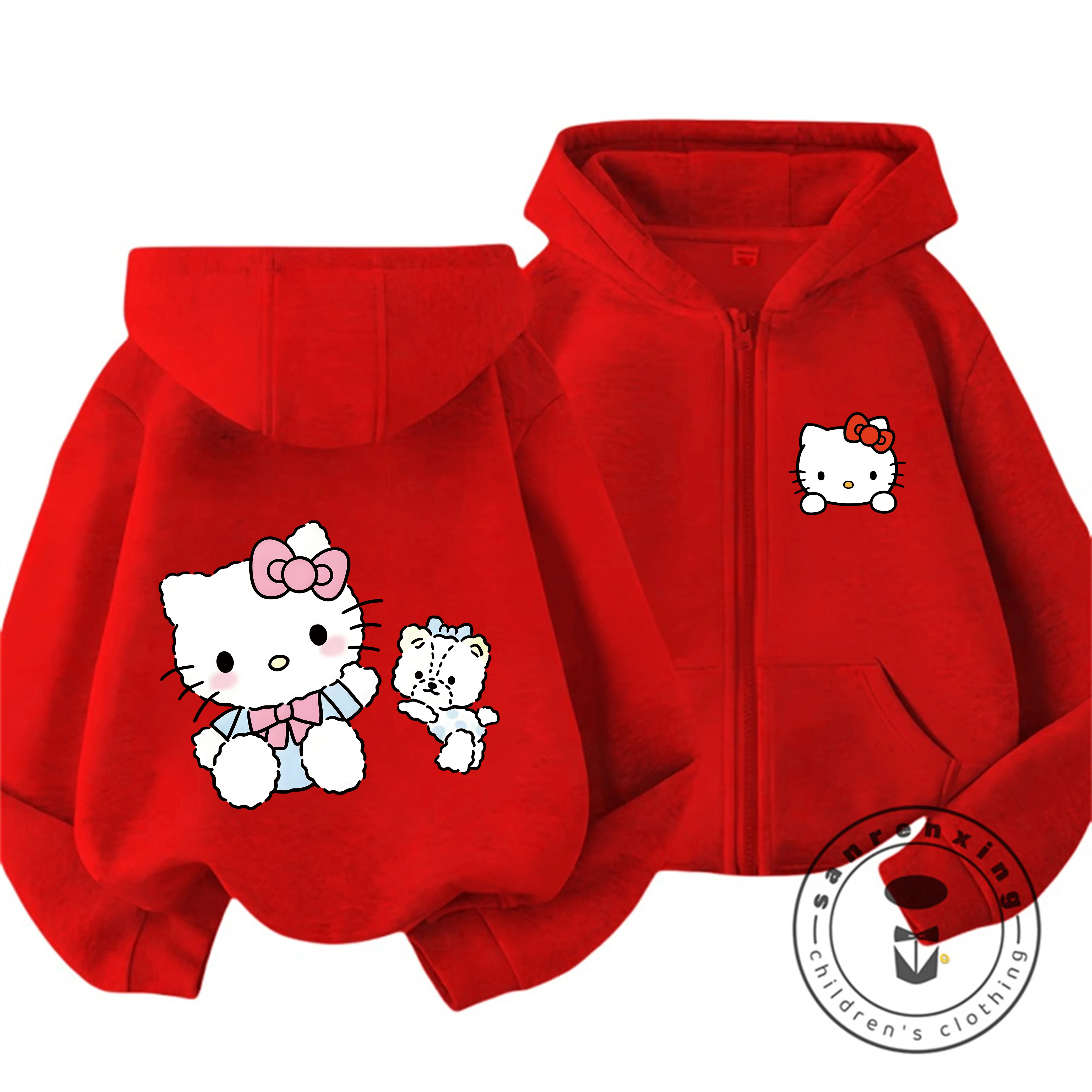 Kawaii Printed Zip Jacket Cute - Baby Clothing Zipper のレビューと価格