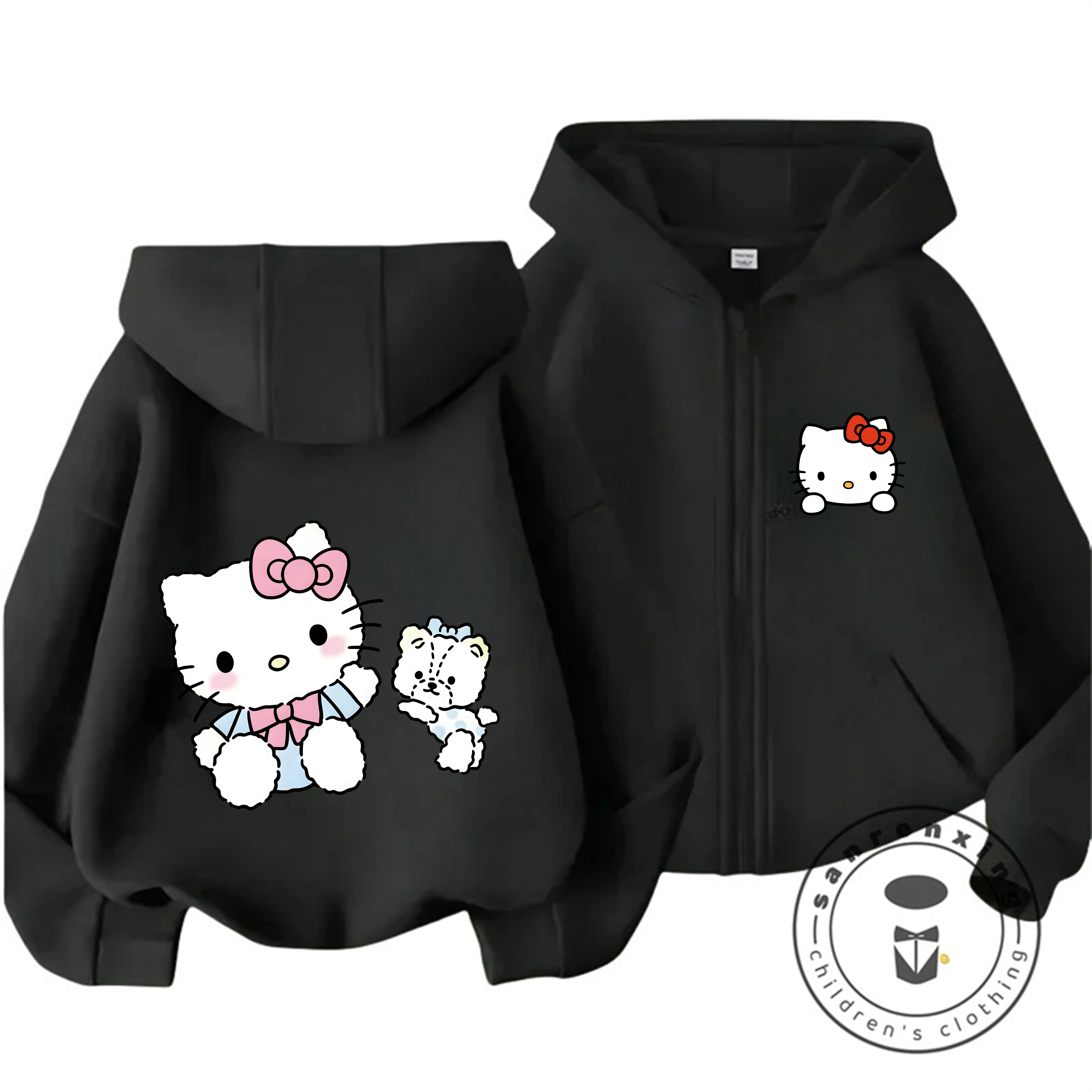 Kawaii Printed Zip Jacket Cute - Baby Clothing Zipper のレビューと価格