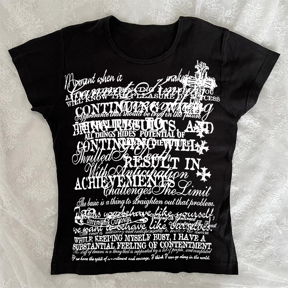 T-shirt Y2K style clothing Got - Baby Y2K Clothing のレビューと価格