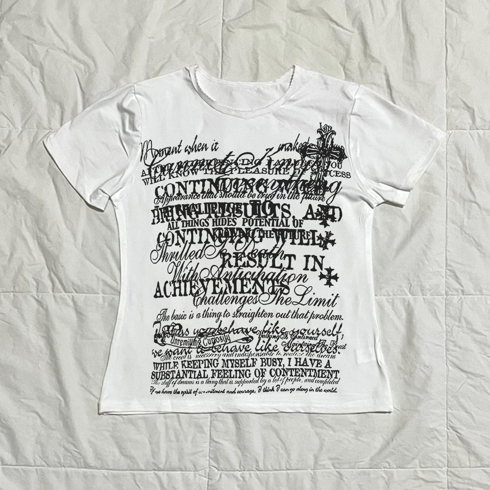 T-shirt Y2K style clothing Got - Baby Y2K Clothing のレビューと価格