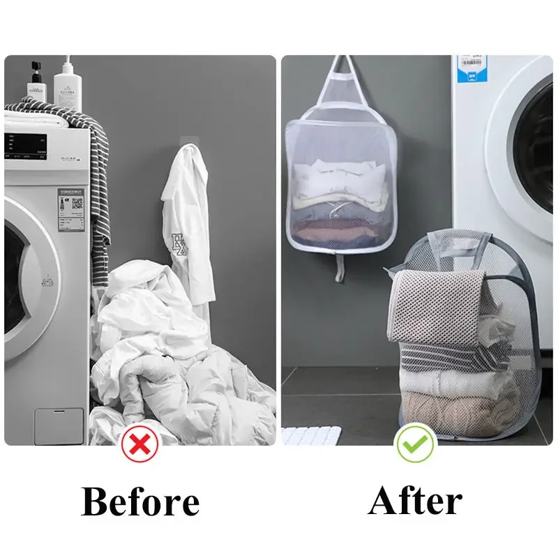 Hanging Laundry Basket Foldabl - Baby Clothing Wardrobe のレビューと価格