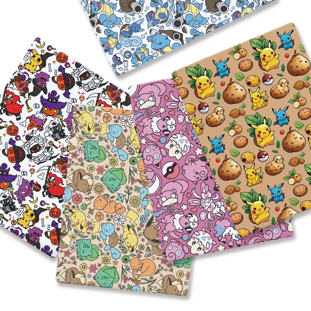 Pokemon Cartoon Fabric140*50cm - Baby Clothing Fabric のレビューと価格