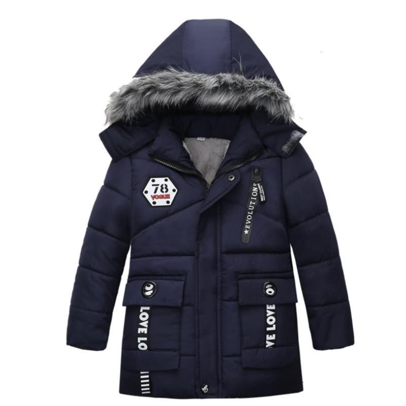 Children's Winter Jacket Boys  - Baby Clothing Zipper のレビューと価格