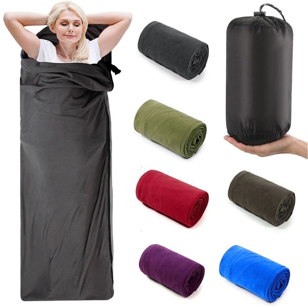 Fleece Sleeping Bag Portable U - Fleece Sleep Bag のレビューと価格