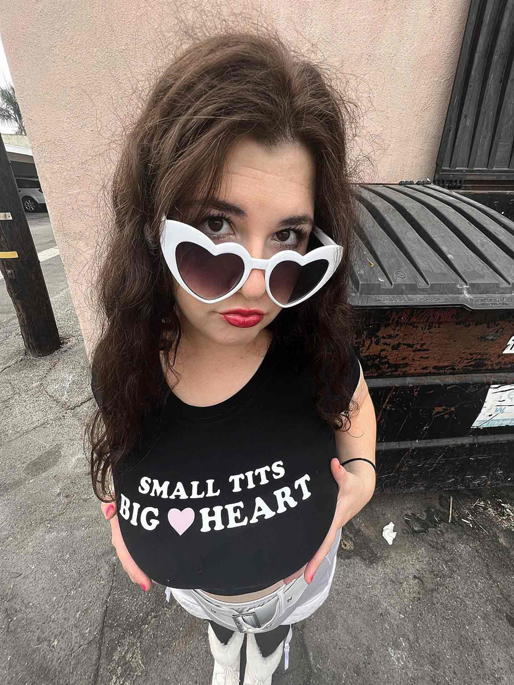 Small But Big Heart Y2K Baby T - Baby Y2K Clothing のレビューと価格