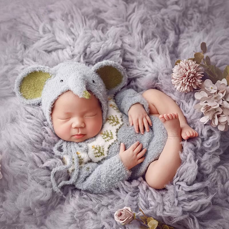 Newborn Photography Props Cute - Baby Clothing Elephant のレビューと価格