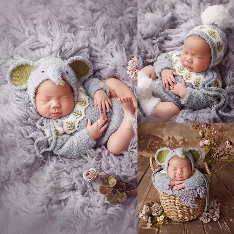 Newborn Photography Props Cute - Baby Clothing Elephant のレビューと価格