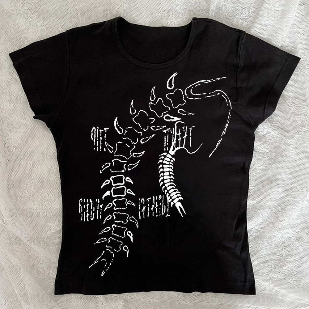 Y2k Top T-shirt Gothic Women's - Baby Y2K Clothing のレビューと価格