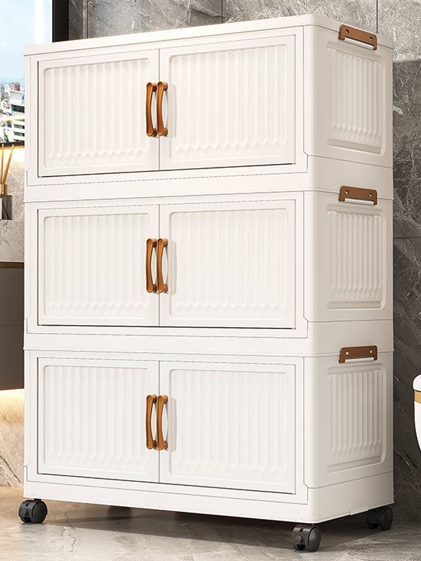 Foldable No-Install Multi-Laye - Baby Clothing Wardrobe のレビューと価格