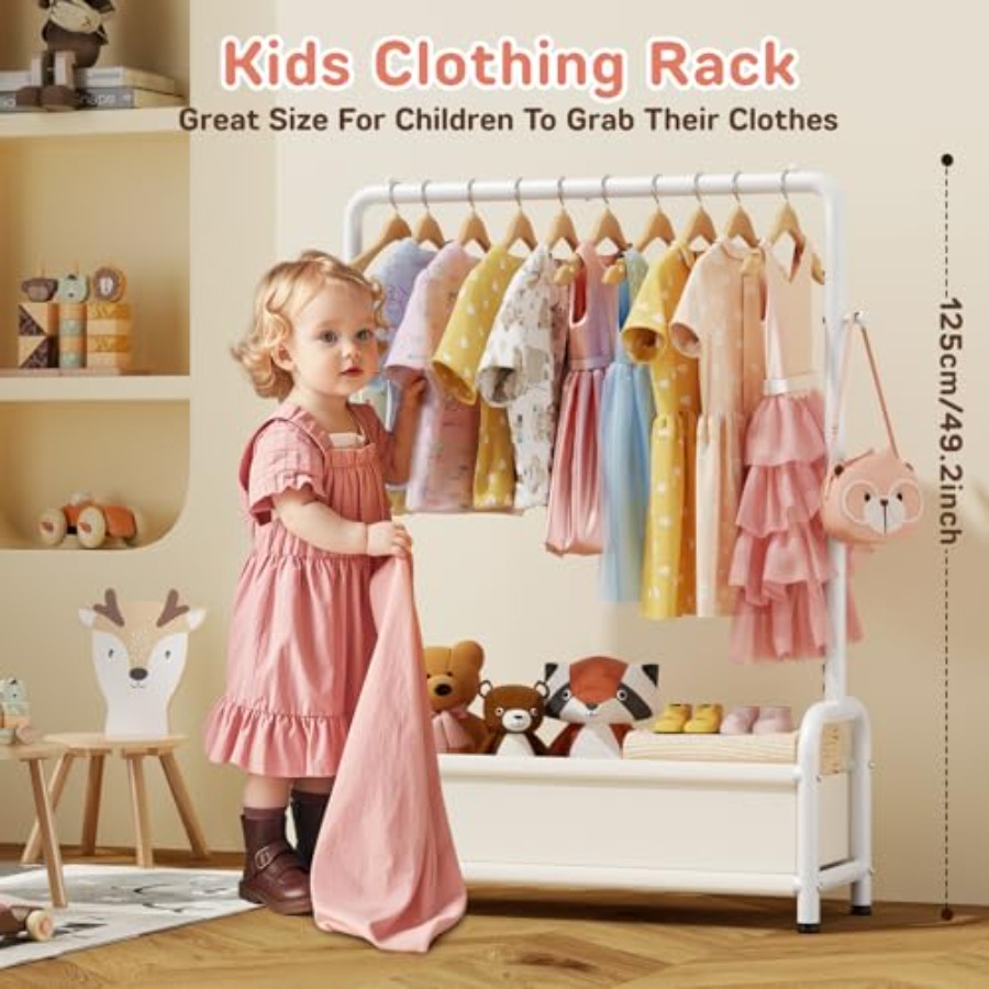 Clothing Rack with Storage She - Baby Clothing Wardrobe のレビューと価格