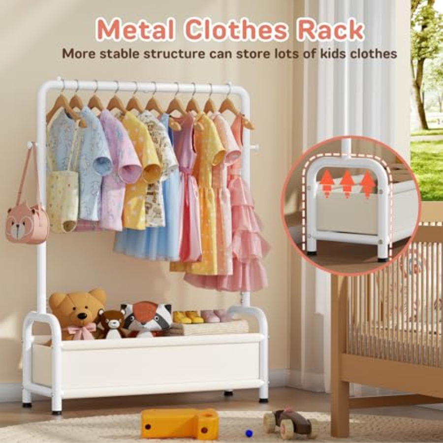 Clothing Rack with Storage She - Baby Clothing Wardrobe のレビューと価格