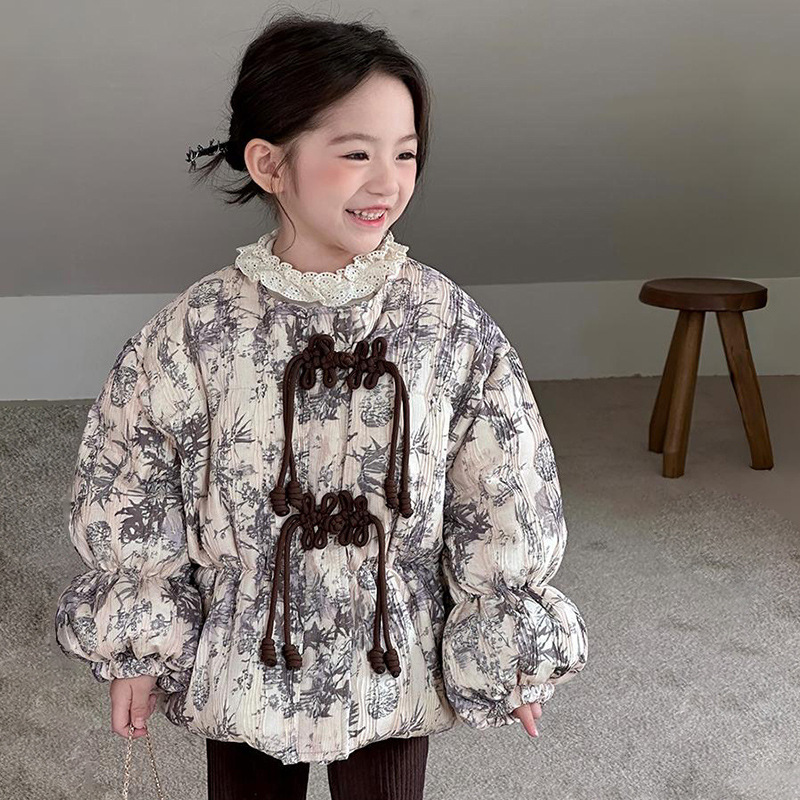 Girls Chinese Style Coat 2026  - Baby Clothing Zipper のレビューと価格