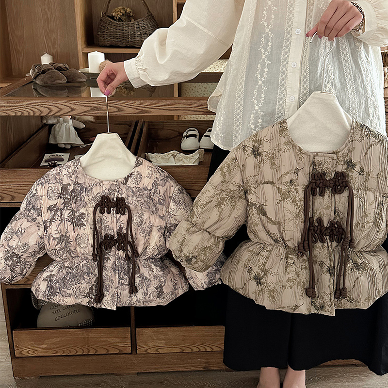 Girls Chinese Style Coat 2026  - Baby Clothing Zipper のレビューと価格