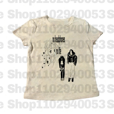 Y2k T-shirt Baby Tees Y2k Top  - Baby Y2K Clothing のレビューと価格