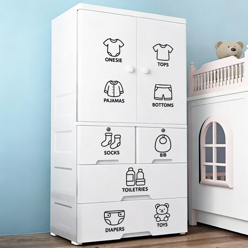 9 pcs/Sheet, Wardrobe Organize - Baby Clothing Wardrobe のレビューと価格