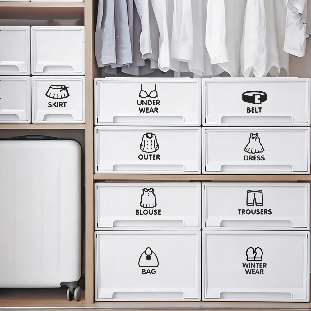 9 pcs/Sheet, Wardrobe Organize - Baby Clothing Wardrobe のレビューと価格