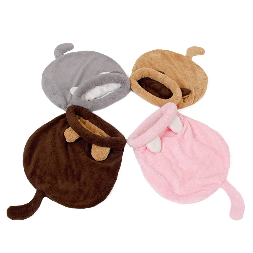 Warm Coral Fleece Cat Sleeping - Fleece Sleep Bag のレビューと価格