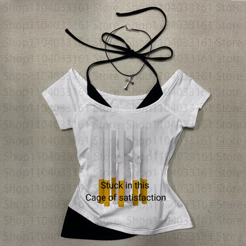 Summer Y2k Crop Tops Grunge Wo - Baby Y2K Clothing のレビューと価格